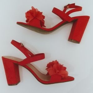 Women's BP. Coral Floral Heels